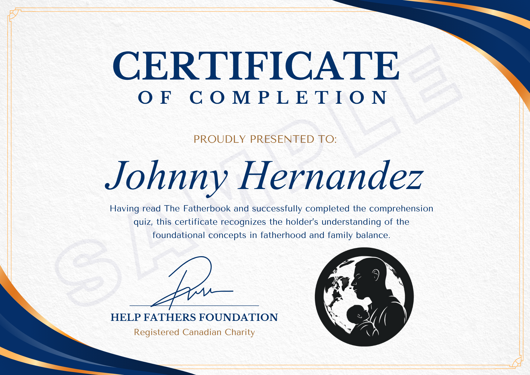 Reader Certificate preview